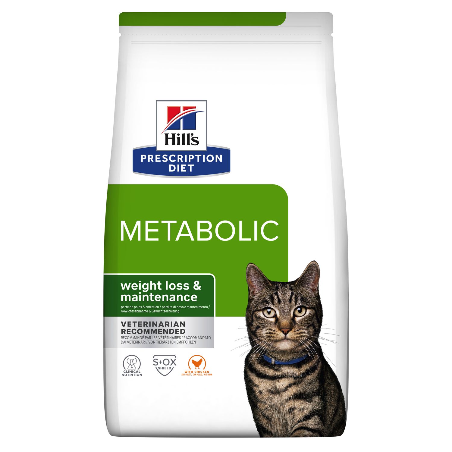 

Сухой корм для кошек Hill's PD Metabolic Weight Контроль веса Курица 8кг, Prescription Diet Metabolic Weight Loss&Maintenance