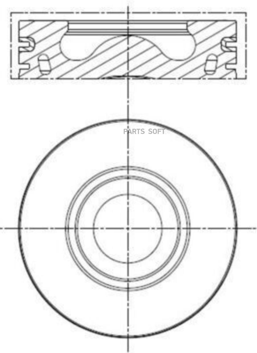 

Поршень Двс Citroen Jumper 2.2Hdi / Fiat Ducato 2.2D / Ford Transit 2.2Tdci [D=86.5Mm, +0.