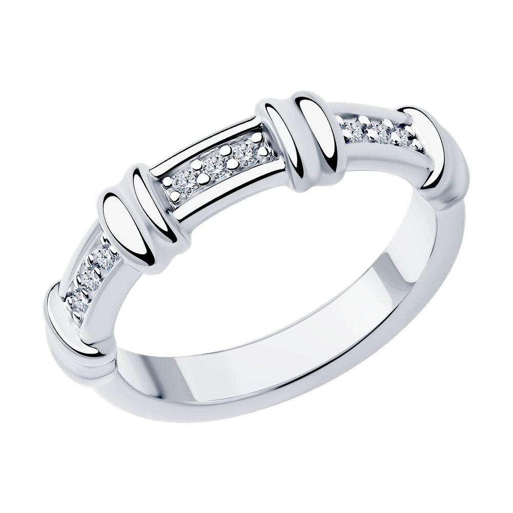 

Кольцо из серебра р. 17,5 Diamant 94-110-01547-2, фианит, 94-110-01547-2