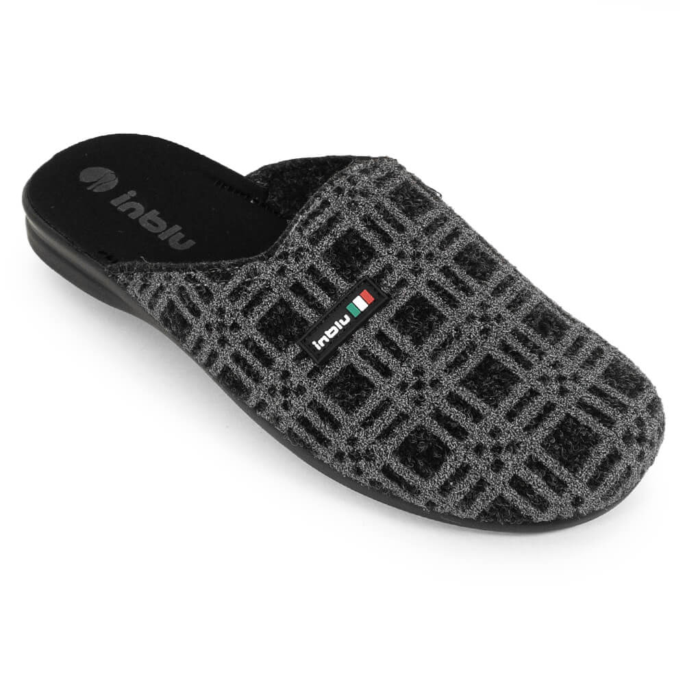 

Тапочки мужские Inblu 337479421 черные 45 RU, 337479421