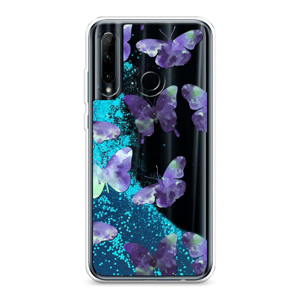 

Чехол Awog на Honor 20 lite/Honor 10i/20e/P Smart Plus 2019 "Бабочки отпечатки", Разноцветный, 69293-1