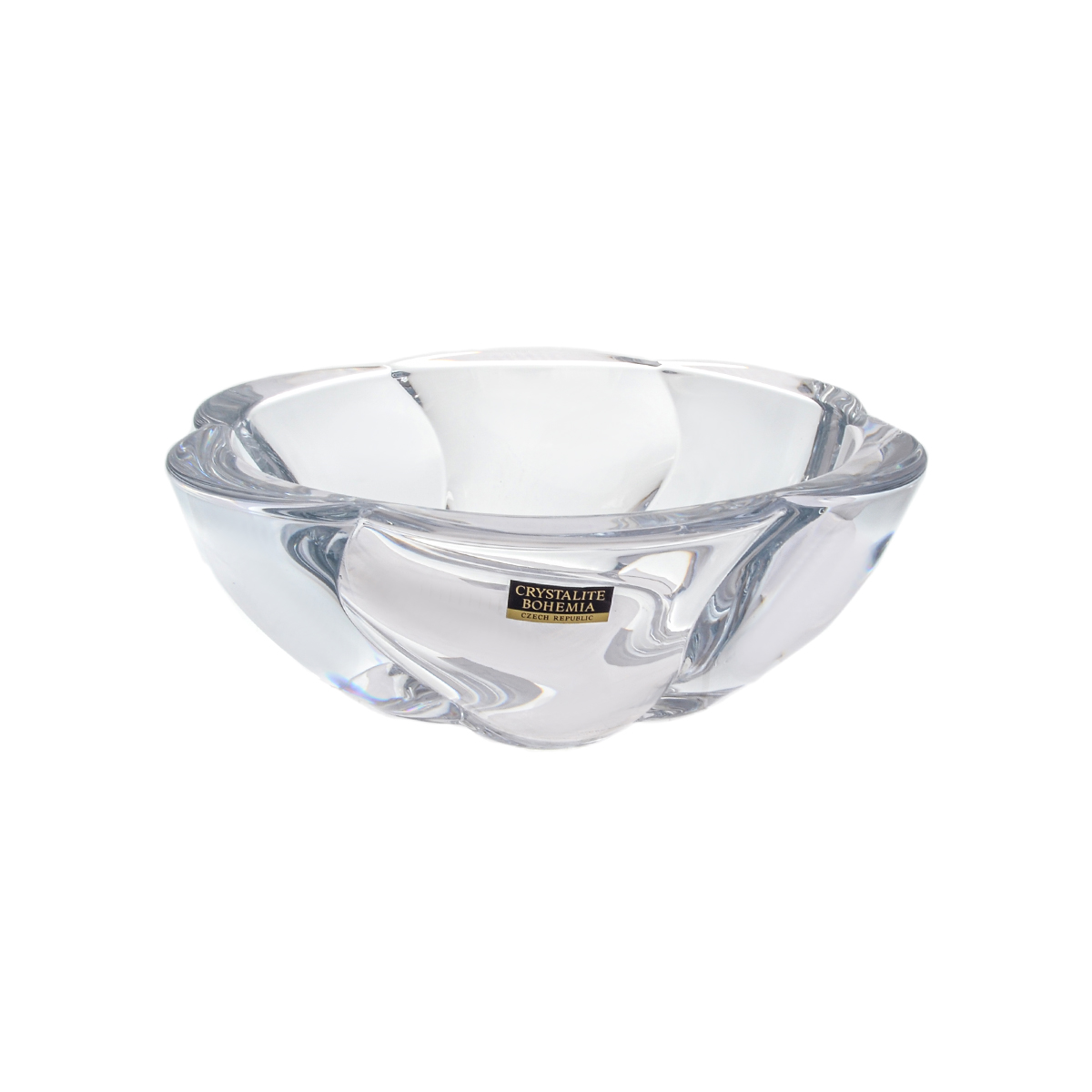 

Конфетница Crystalite Giftware Barley twist 20см