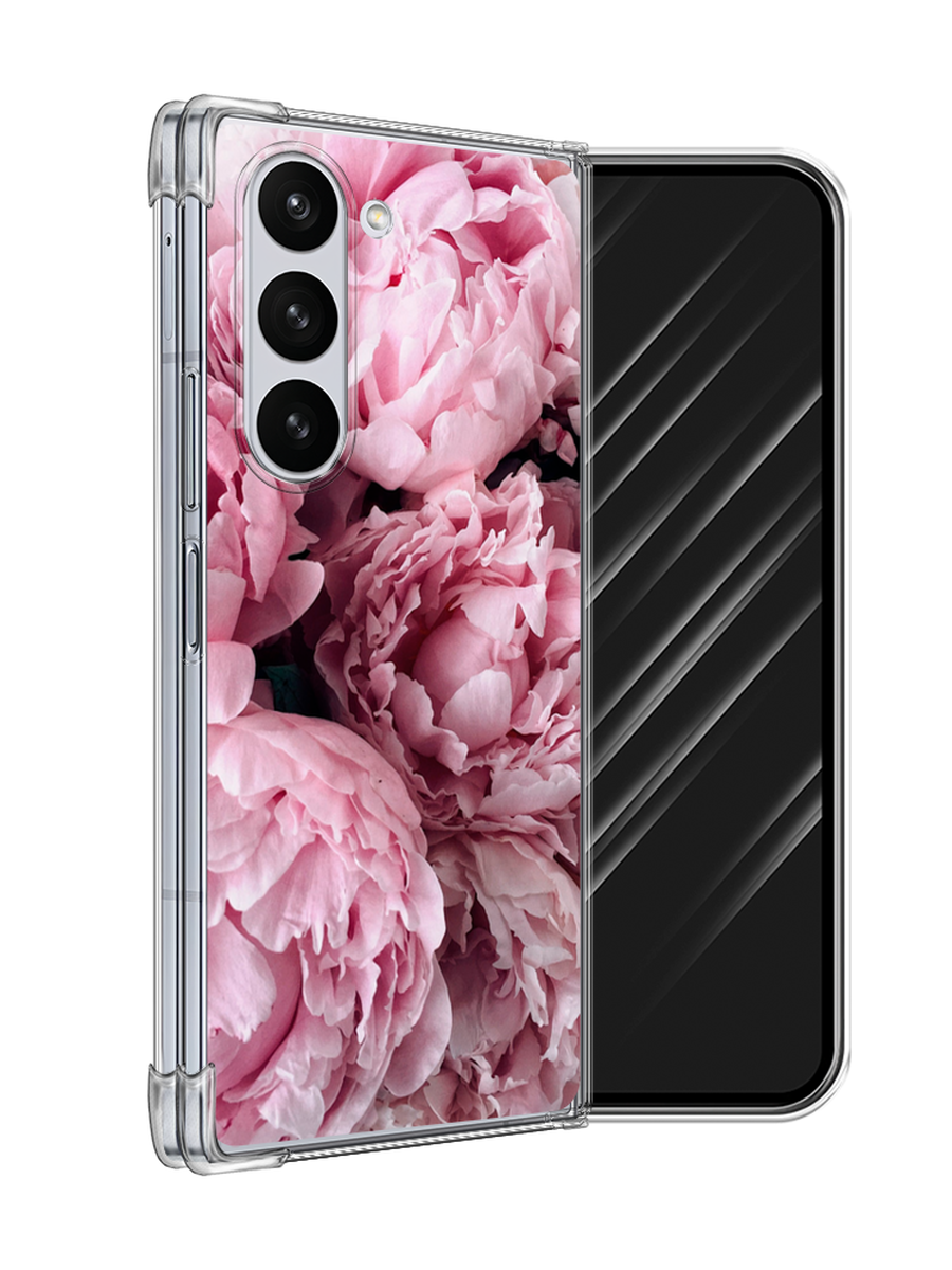 

Чехол Awog на Samsung Galaxy Z Fold 6 "Нежные пионы", Розовый;черный;белый, 2109850-1