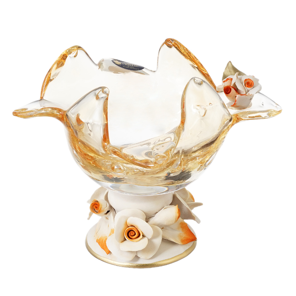 

Конфетница White Cristal Янтарь