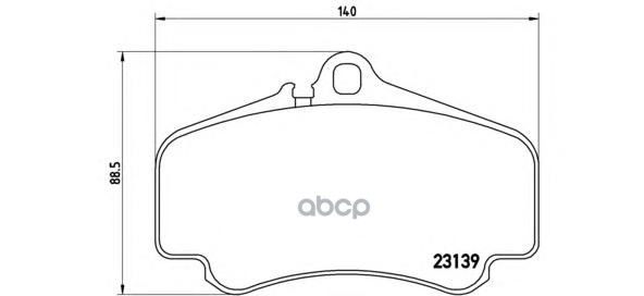 

Тормозные колодки brembo дисковые p65011