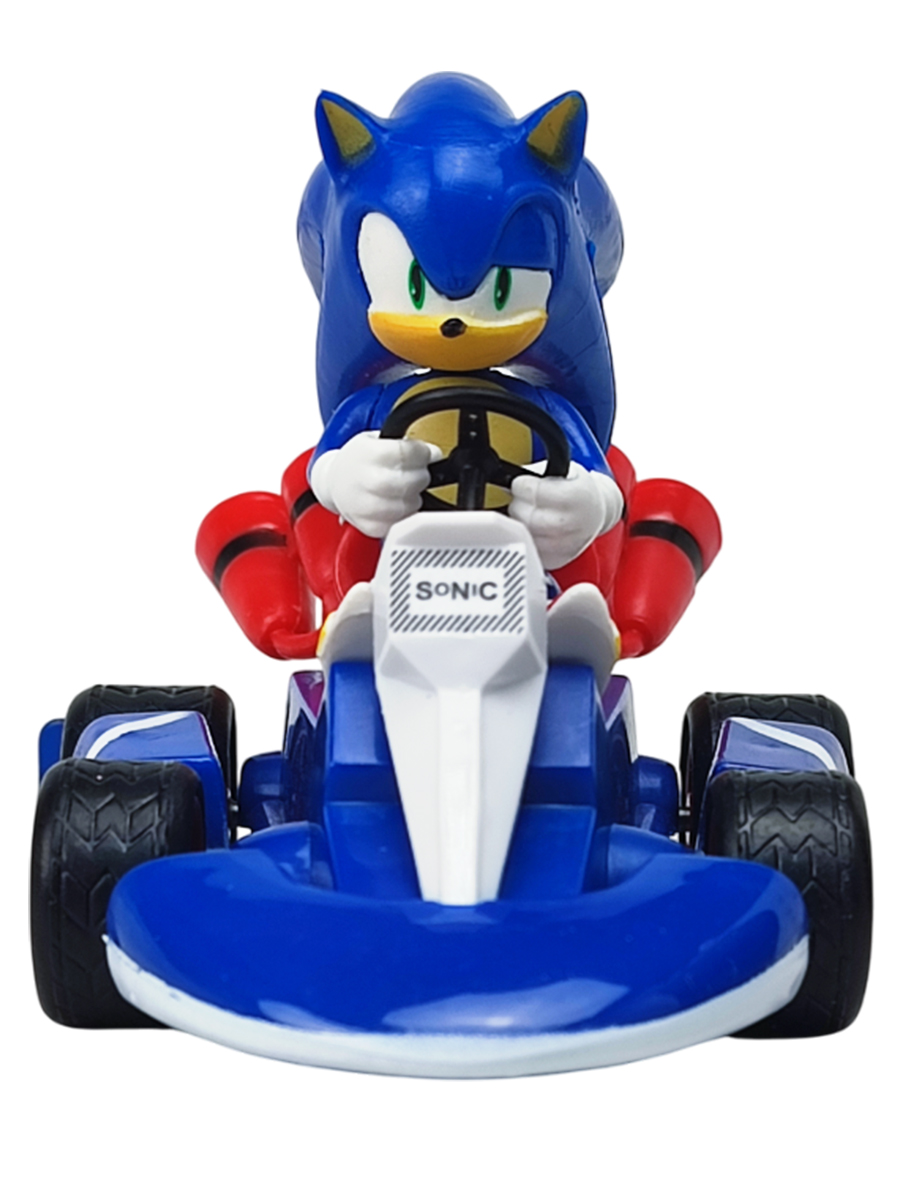 Машинка инерционная еж Соник Sonic the Hedgehog 12х7,5х9 см