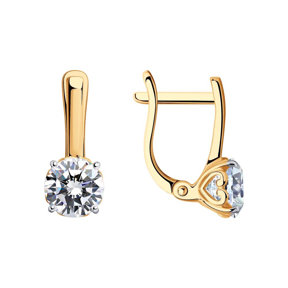 

Серьги из серебра SOKOLOV 93022374, фианит, 93022374
