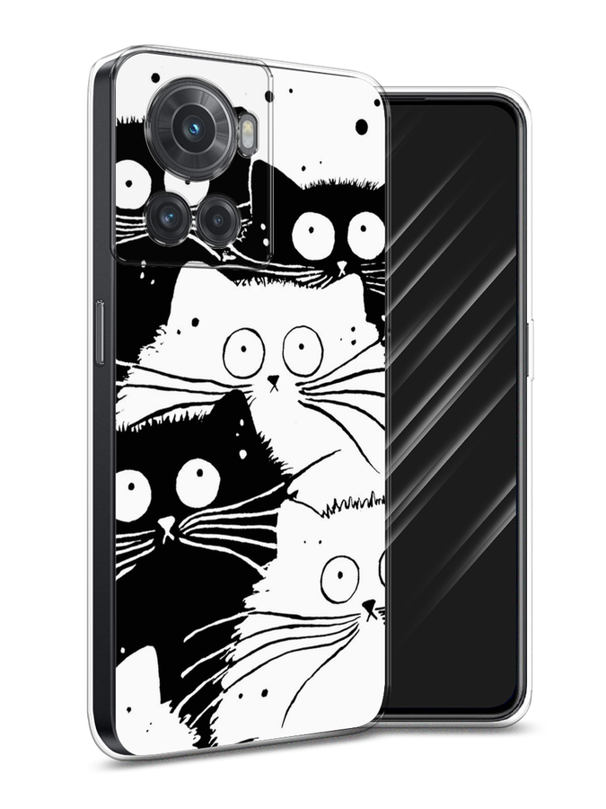 

Чехол Awog на OnePlus Ace / ВанПлас Ace "Коты черно-белые", Разноцветный, 153050-2
