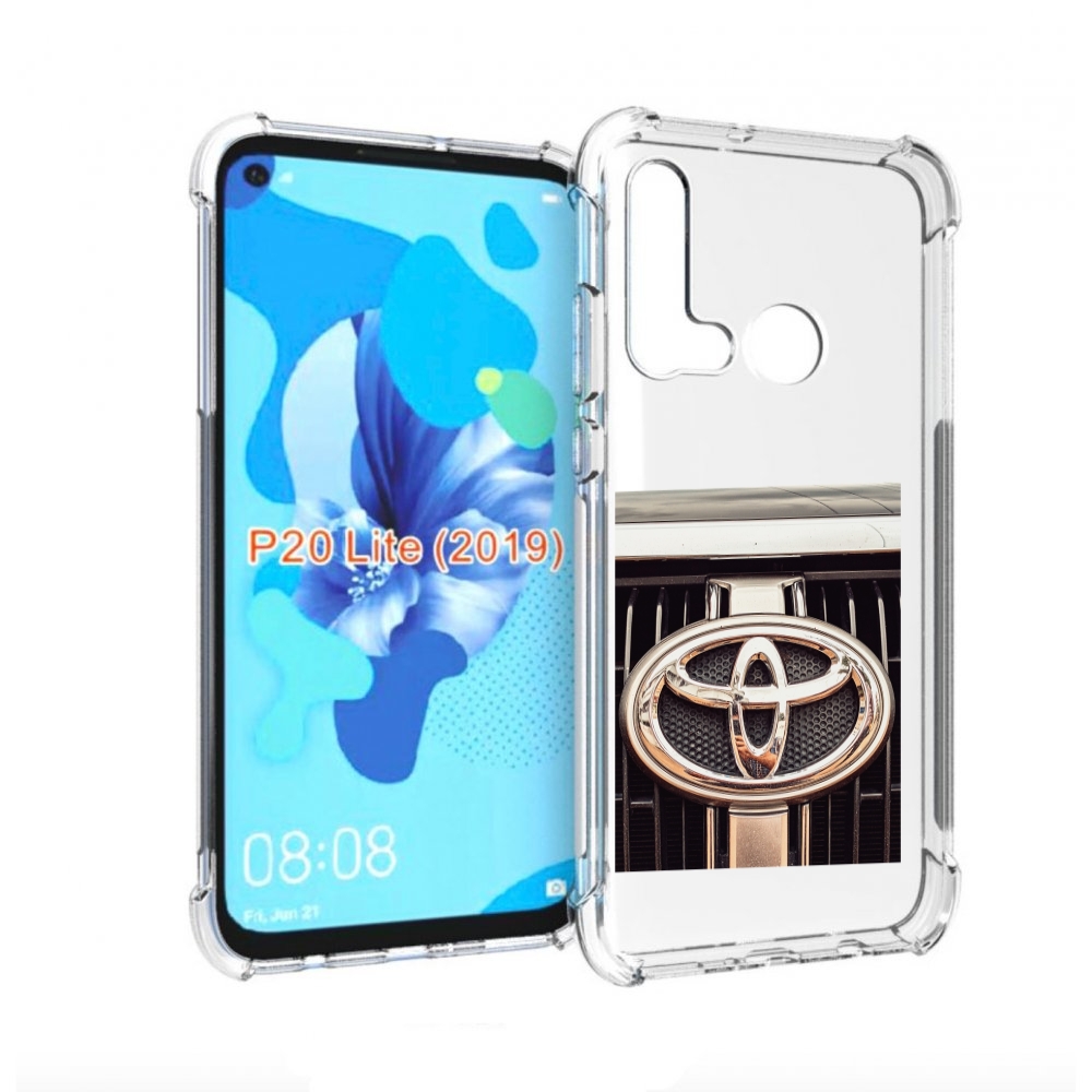 

Чехол бампер MyPads toyota тоиота 3 для Huawei P20 Lite (2019), Прозрачный, Tocco