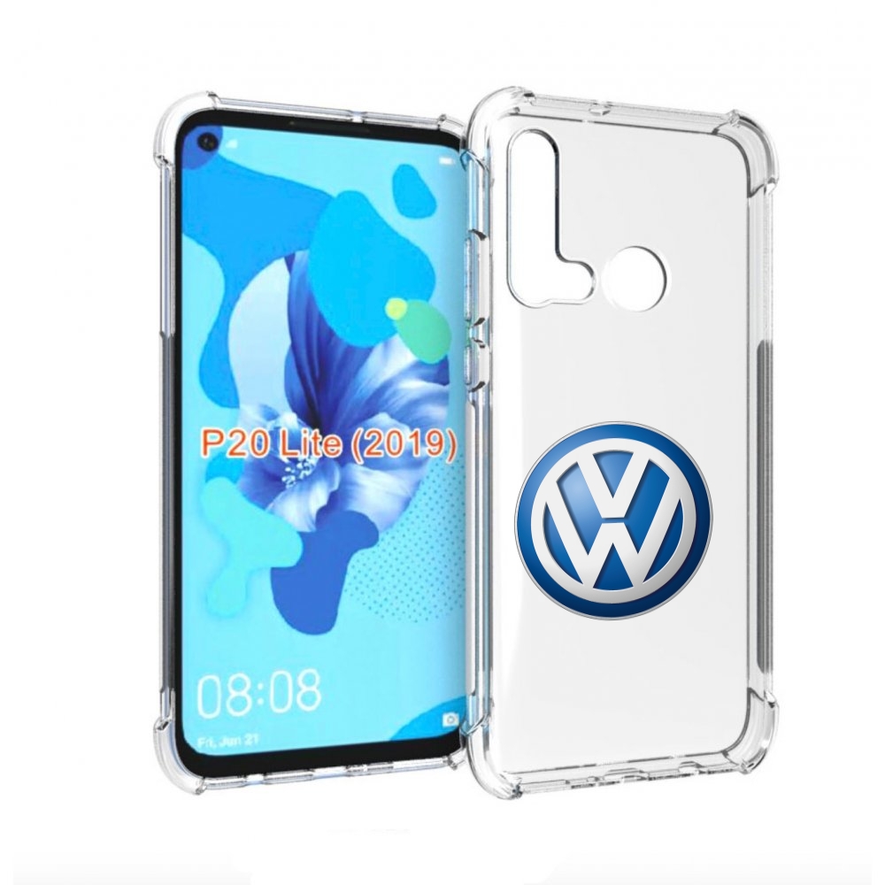 Чехол бампер MyPads volkswagen мужской для Huawei P20 Lite (2019