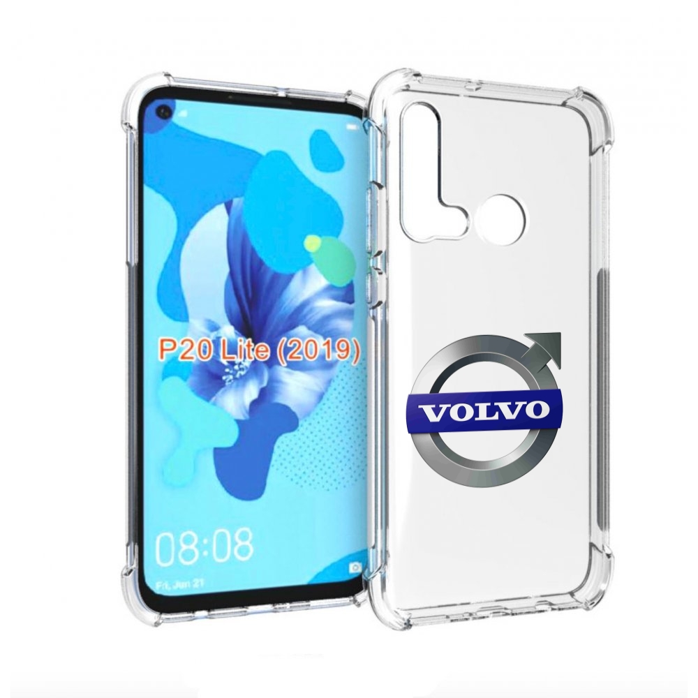 

Чехол бампер MyPads volvo мужской для Huawei P20 Lite (2019), Прозрачный, Tocco