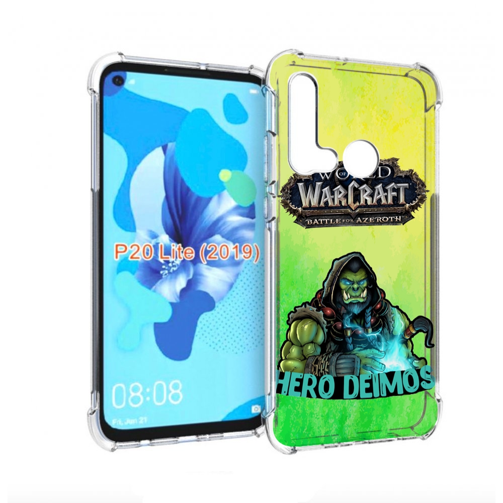

Чехол бампер MyPads world-of-warcraft мужской для Huawei P20 Lit, Прозрачный, Tocco