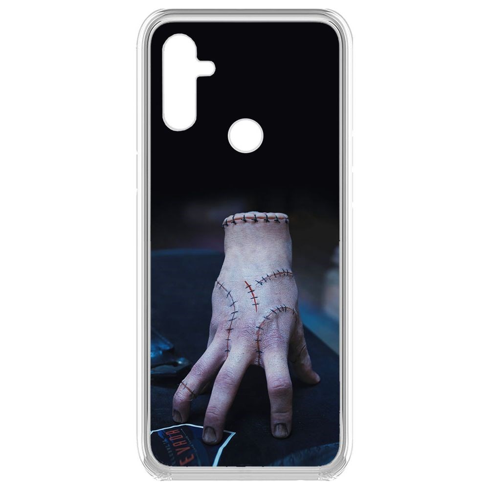 

Чехол-накладка Krutoff Clear Case Уэнсдей Аддамс - Вещь для Realme C3, Прозрачный