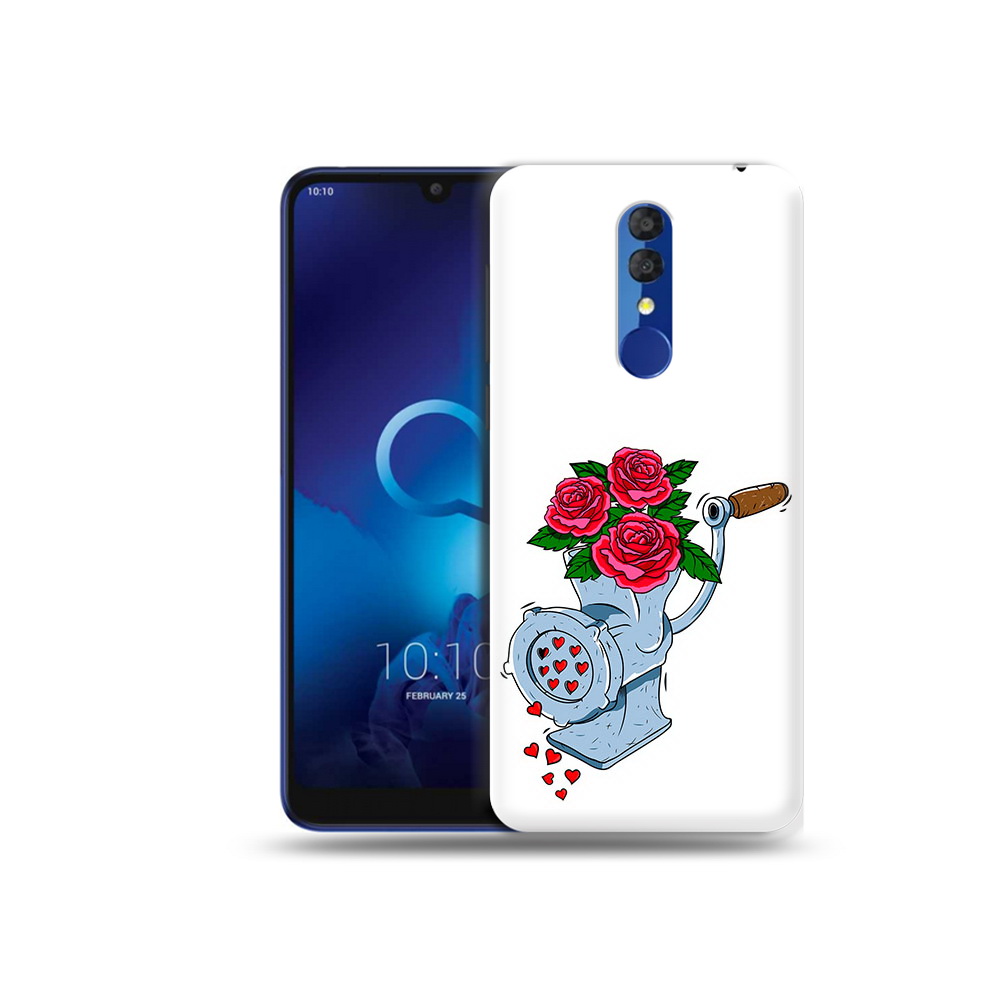 

Чехол MyPads Tocco для Alcatel 3L 5039D (2019) Цветочные сердца (PT227139.667.199), Прозрачный, Tocco