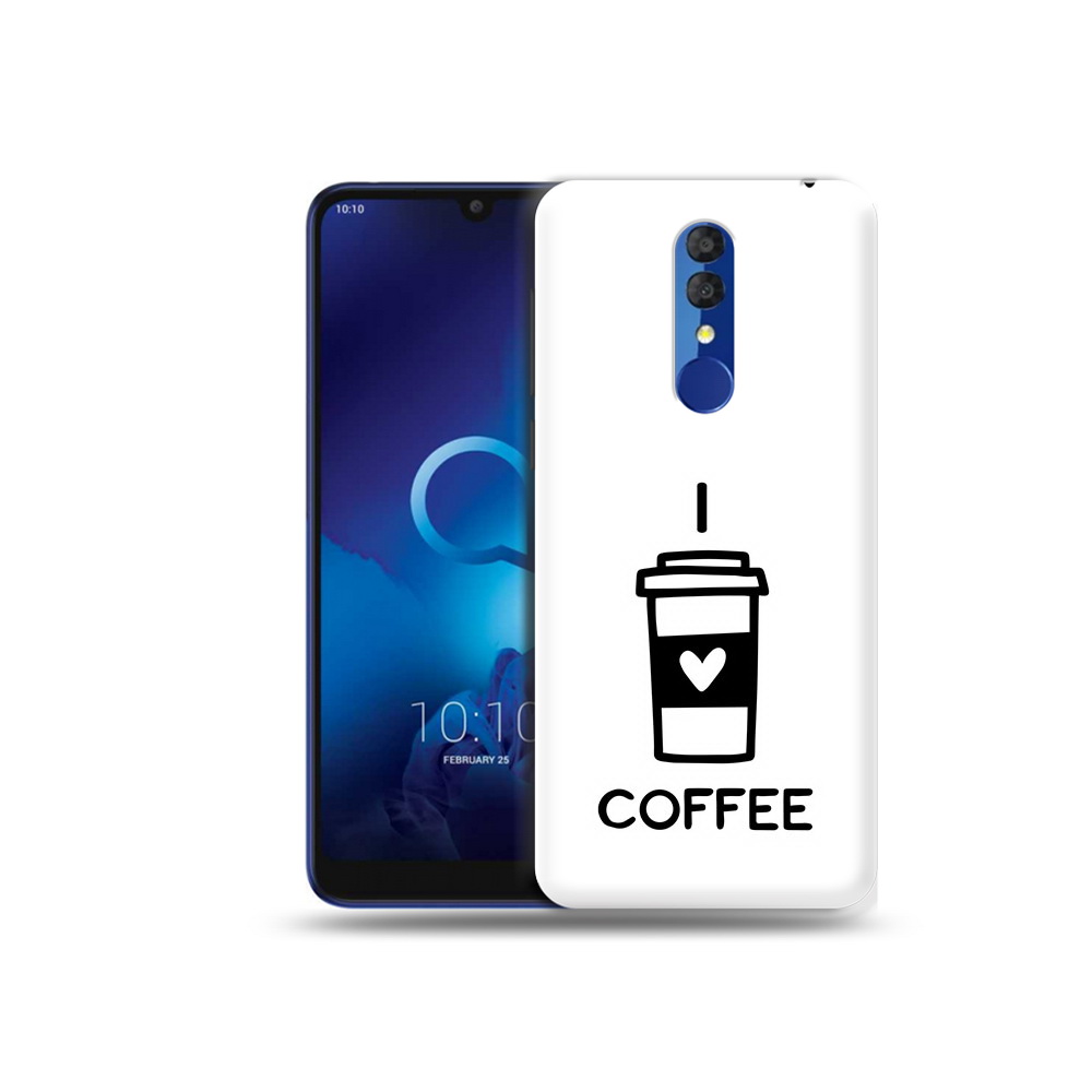 

Чехол MyPads Tocco для Alcatel 3L 5039D (2019) Я люблю кофе (PT227139.667.206), Прозрачный, Tocco