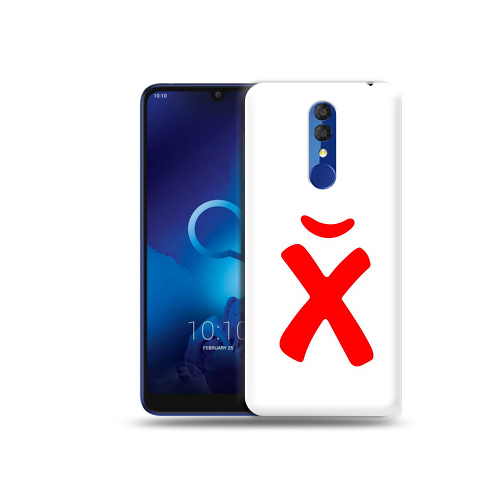 

Чехол MyPads Tocco для Alcatel 3L 5039D (2019) абстракция буква х (PT227139.667.209), Прозрачный, Tocco