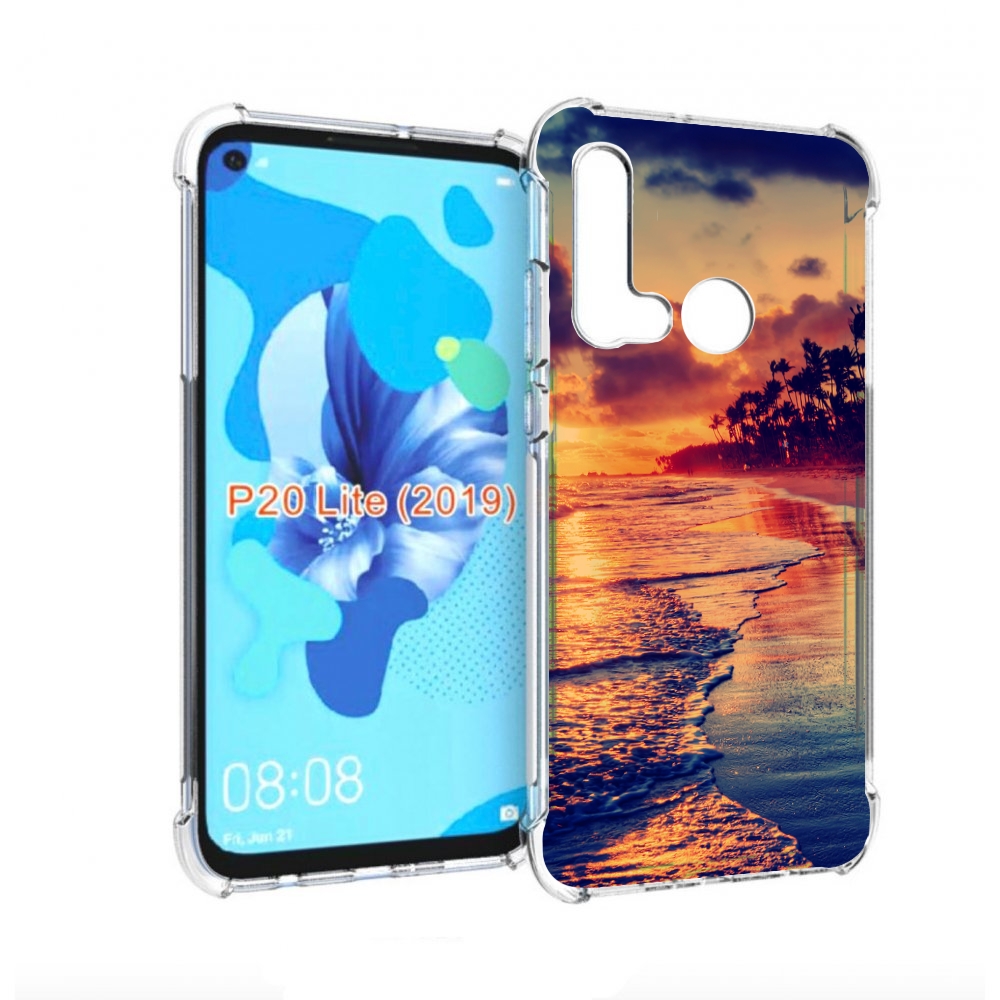 

Чехол бампер MyPads Берег для Huawei P20 Lite (2019), Прозрачный, Tocco