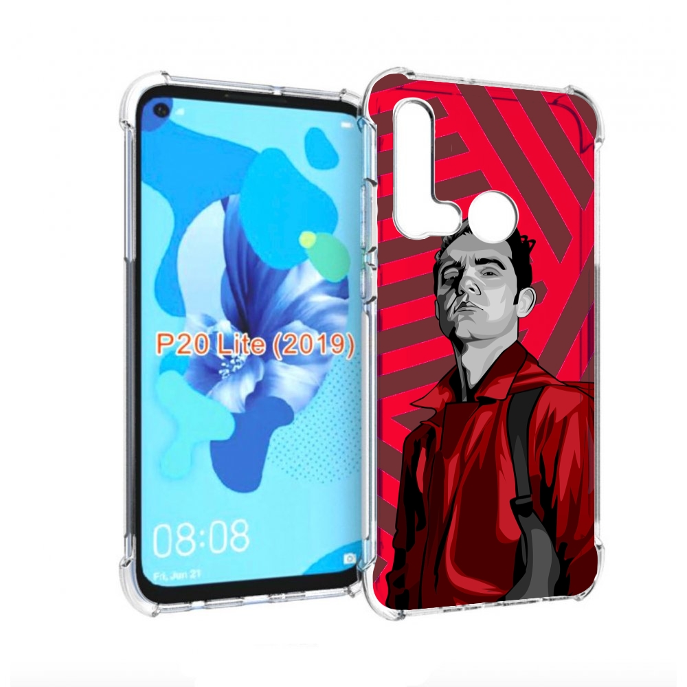 

Чехол бампер MyPads Берлин-бумажный-дом для Huawei P20 Lite (201, Прозрачный, Tocco