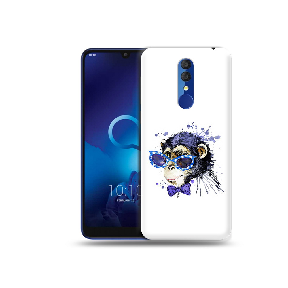 

Чехол MyPads Tocco для Alcatel 3L 5039D (2019) акварельная обезьяна (PT227139.667.216), Прозрачный, Tocco