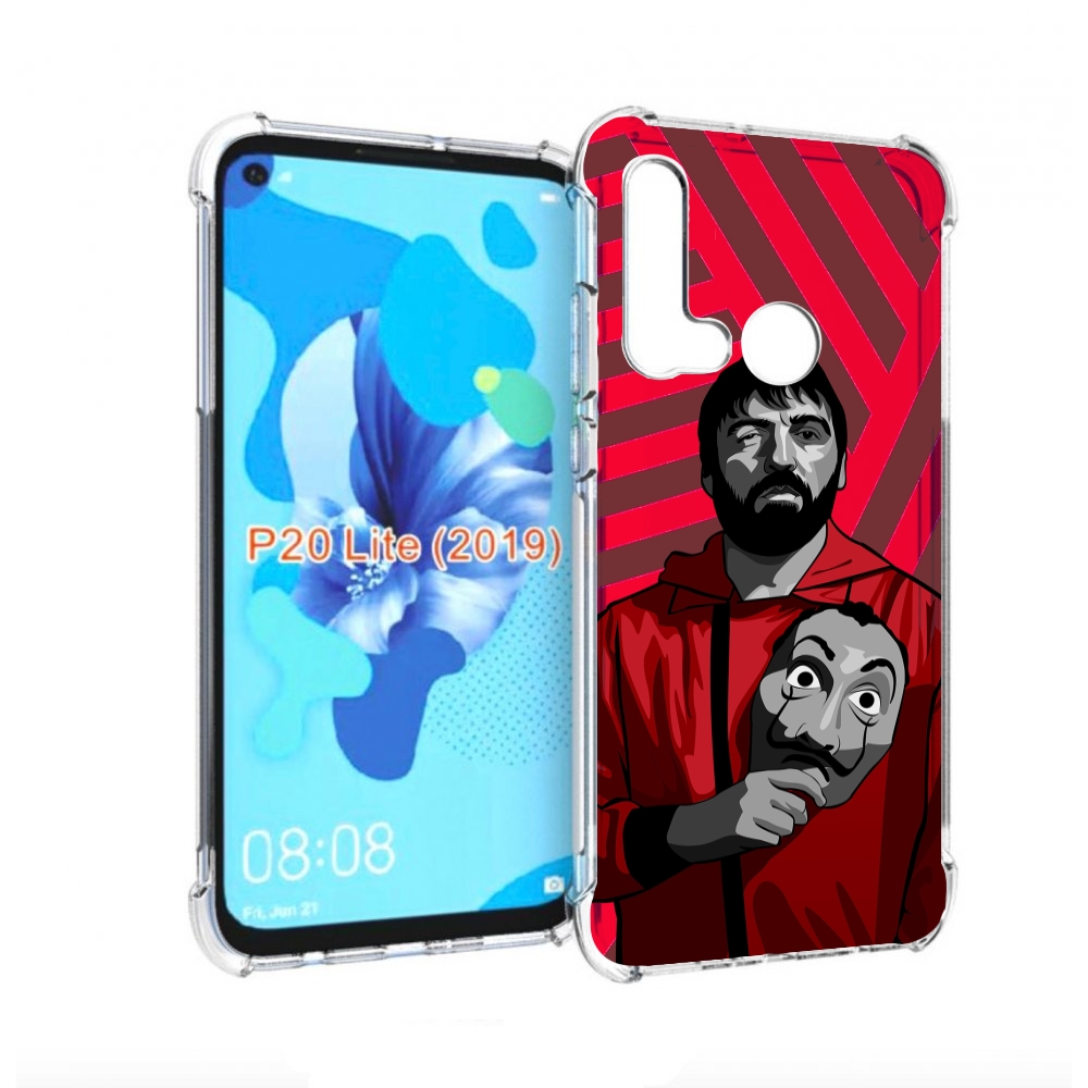 

Чехол бампер MyPads Богата-Бумажный-дом для Huawei P20 Lite (201, Прозрачный, Tocco
