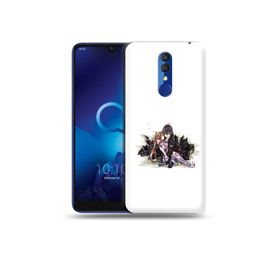

Чехол MyPads Tocco для Alcatel 3L 5039D (2019) аниме асуна (PT227139.667.222), Прозрачный, Tocco