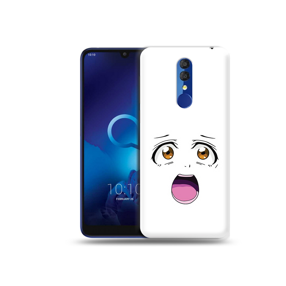 

Чехол MyPads Tocco для Alcatel 3L 5039D (2019) аниме лицо (PT227139.667.223), Прозрачный, Tocco