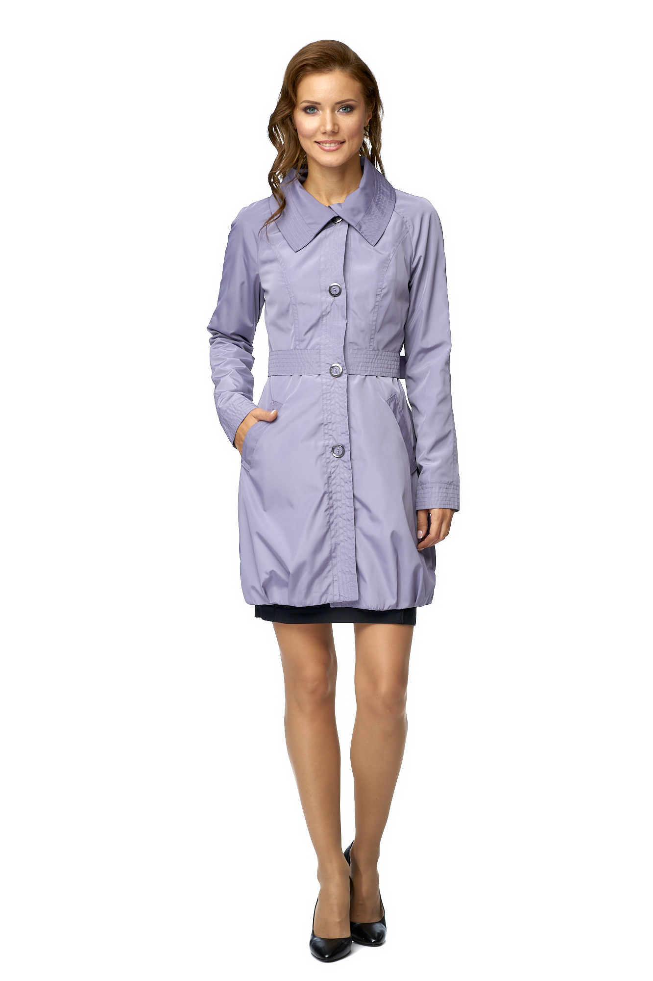 

Плащ женский МОСМЕХА 8008387 фиолетовый 44 RU, 8008387