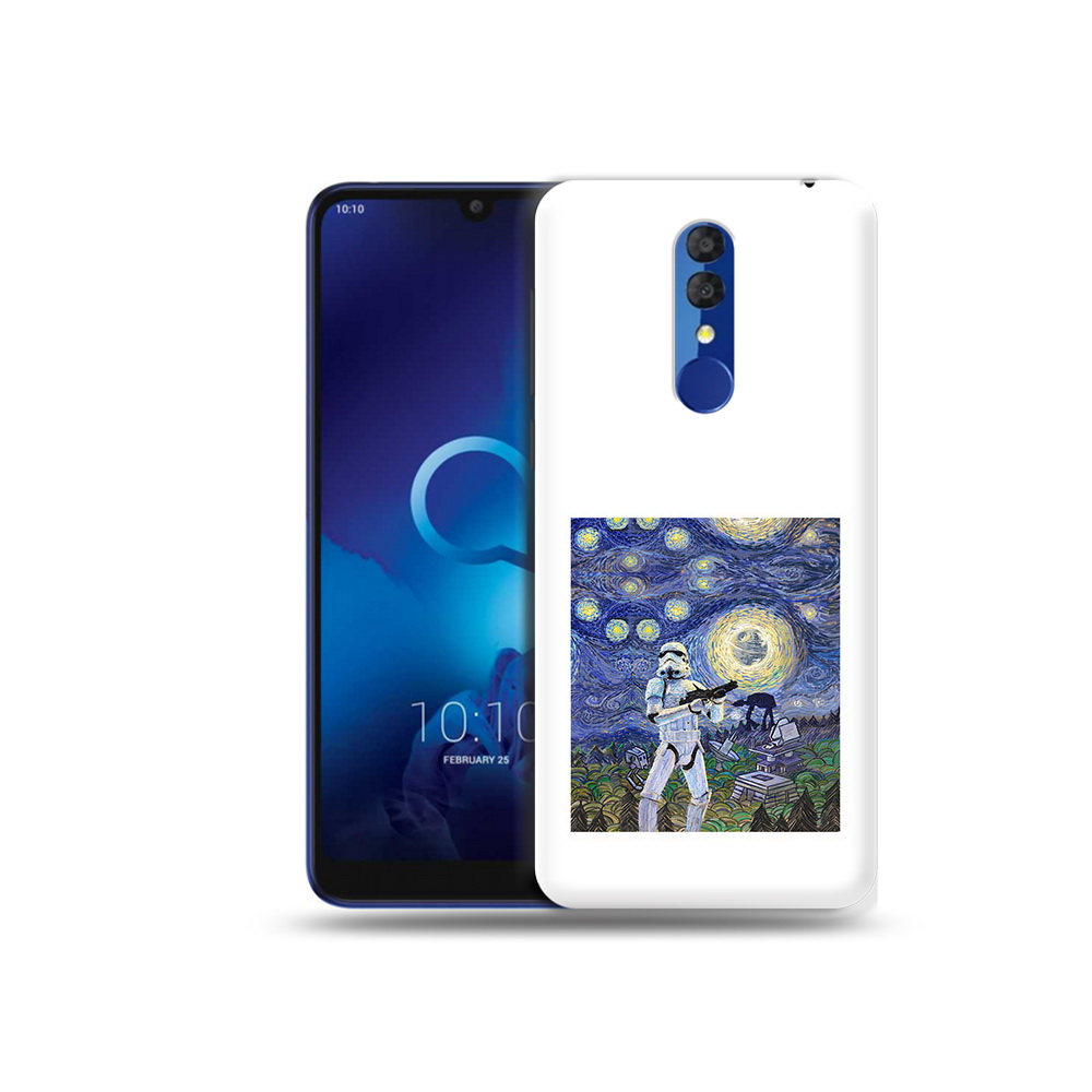 

Чехол MyPads Tocco для Alcatel 3L 5039D (2019) star wars звездная ночь (PT227139.667.23), Прозрачный, Tocco