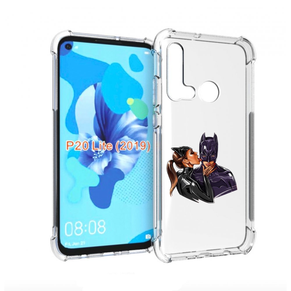 

Чехол бампер MyPads Бэтман для Huawei P20 Lite (2019), Прозрачный, Tocco