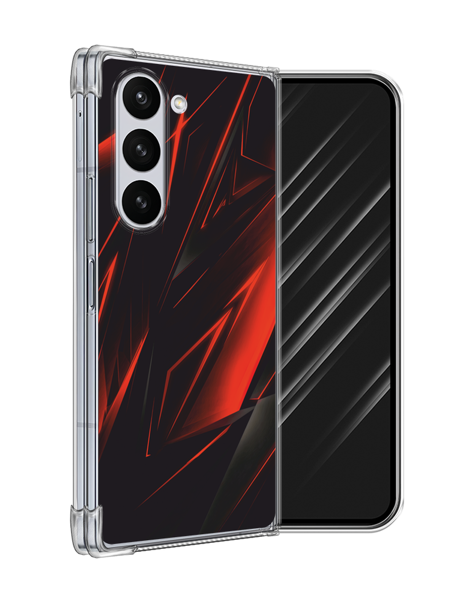 

Чехол Awog на Samsung Galaxy Z Fold 6 "Игровой фон", Бордовый;красный;черный, 2109850-1