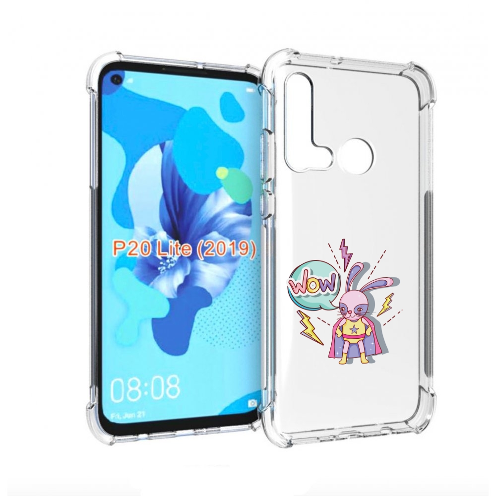 

Чехол бампер MyPads Вау для Huawei P20 Lite (2019), Прозрачный, Tocco