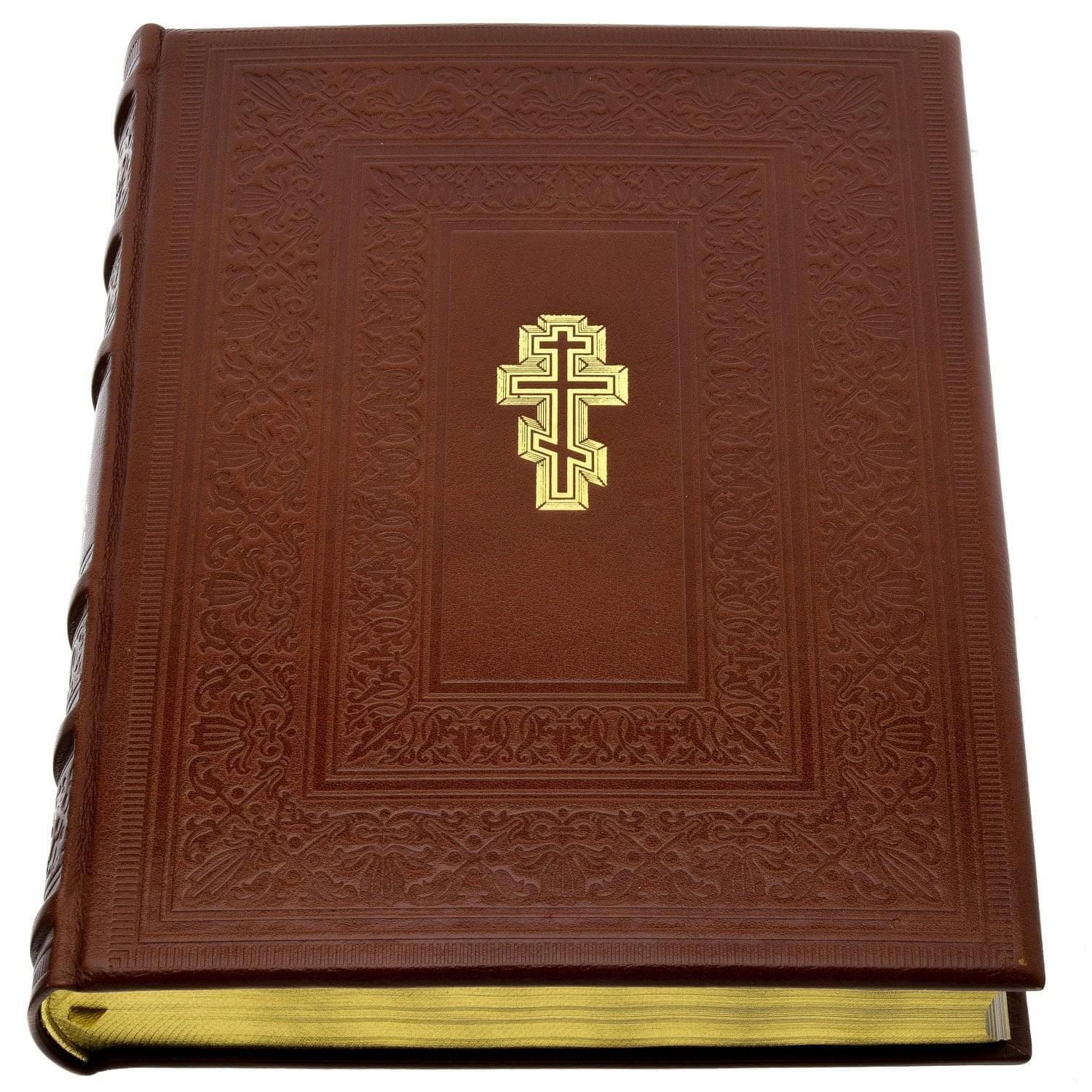 фото Книга подарочная "евангелие". кожаный переплёт russia the great