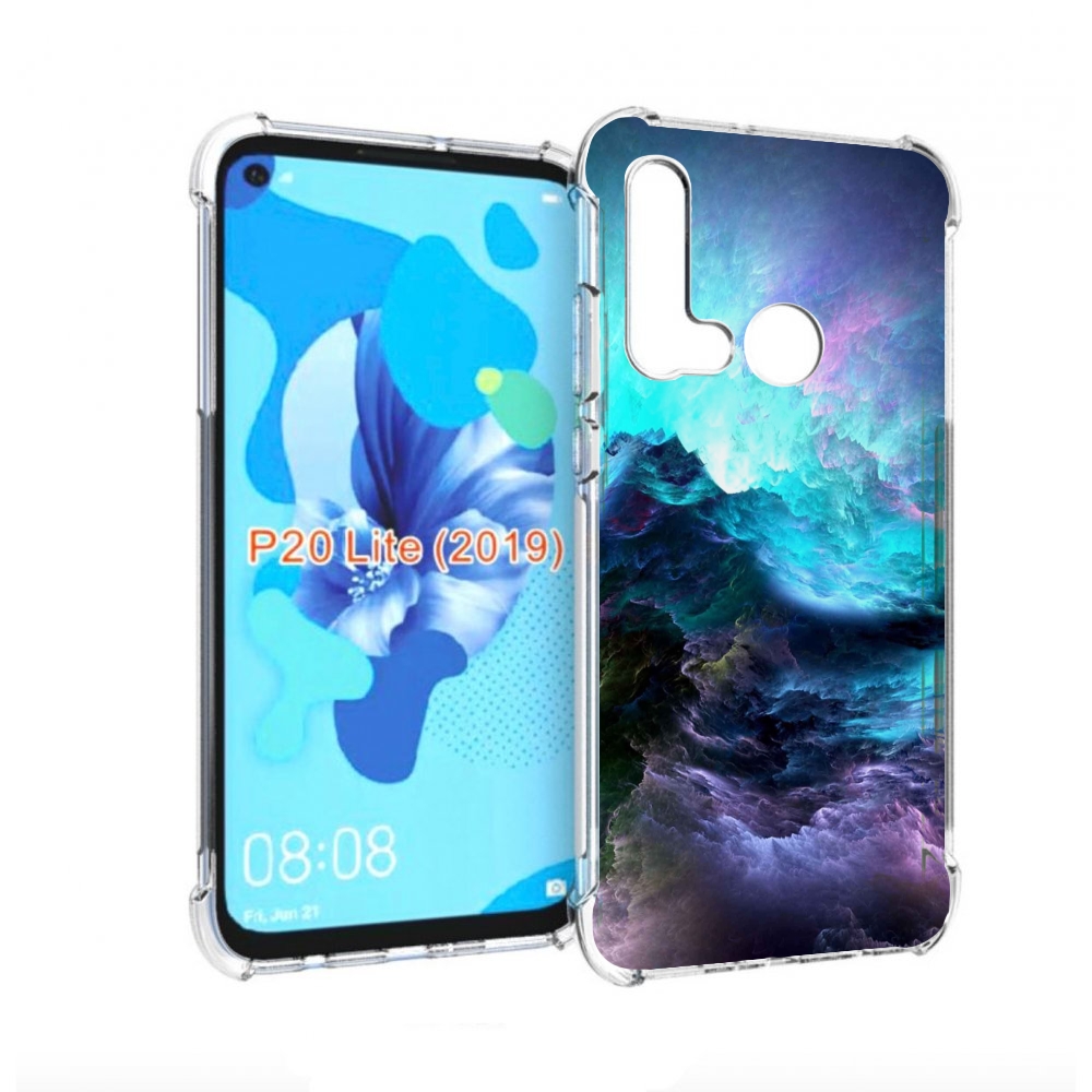 

Чехол бампер MyPads Волна для Huawei P20 Lite (2019), Прозрачный, Tocco
