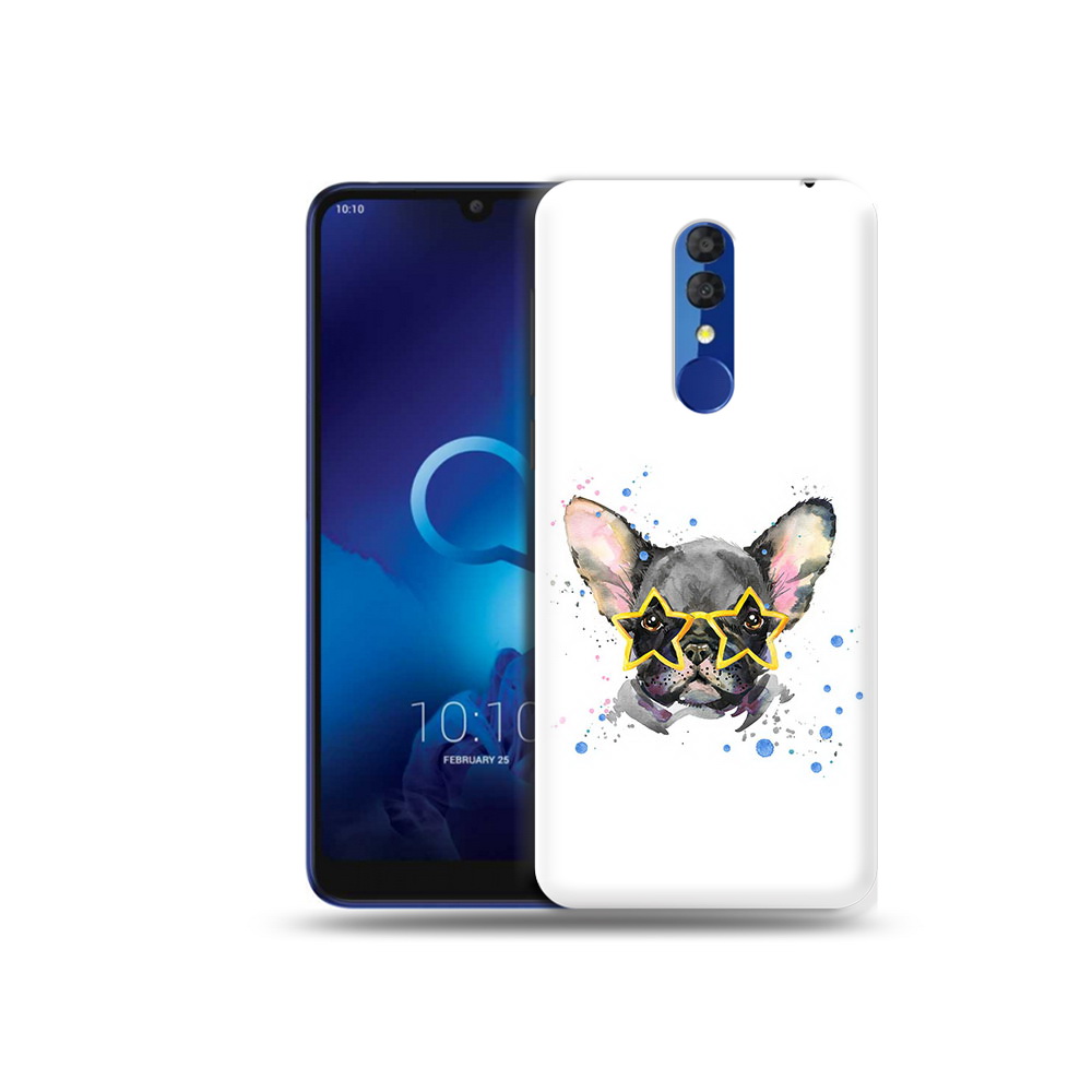 

Чехол MyPads Tocco для Alcatel 3L 5039D (2019) буля в очках (PT227139.667.252), Прозрачный, Tocco