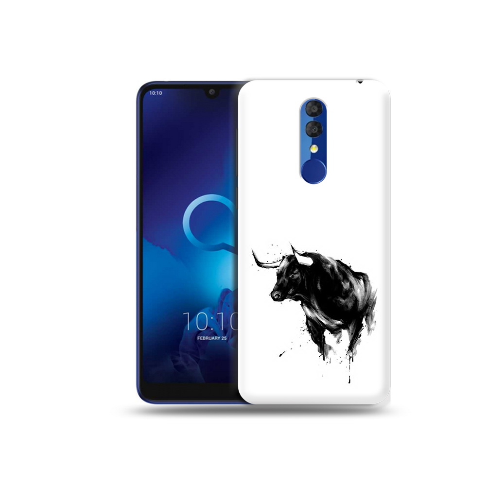 

Чехол MyPads Tocco для Alcatel 3L 5039D (2019) бык (PT227139.667.254), Прозрачный, Tocco