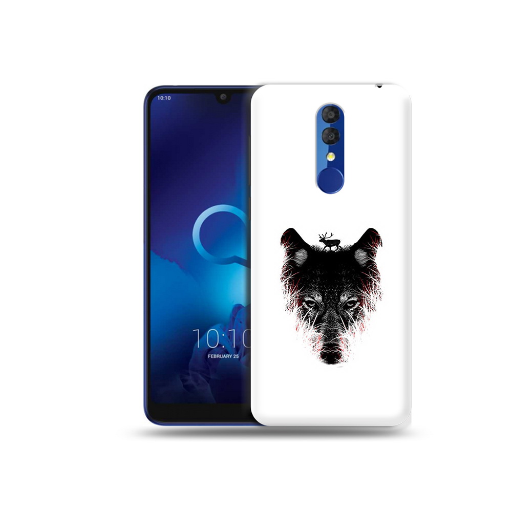 

Чехол MyPads Tocco для Alcatel 3L 5039D (2019) волк в траве (PT227139.667.267), Прозрачный, Tocco