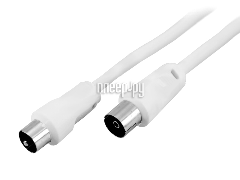 

Шнур Rexant Plug TV - Jack TV 3m White 18-0004
