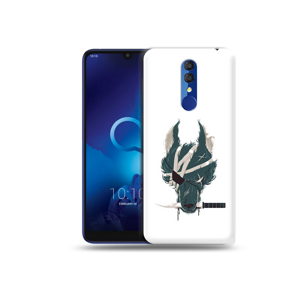

Чехол MyPads Tocco для Alcatel 3L 5039D (2019) волк-разбойник (PT227139.667.271), Прозрачный, Tocco