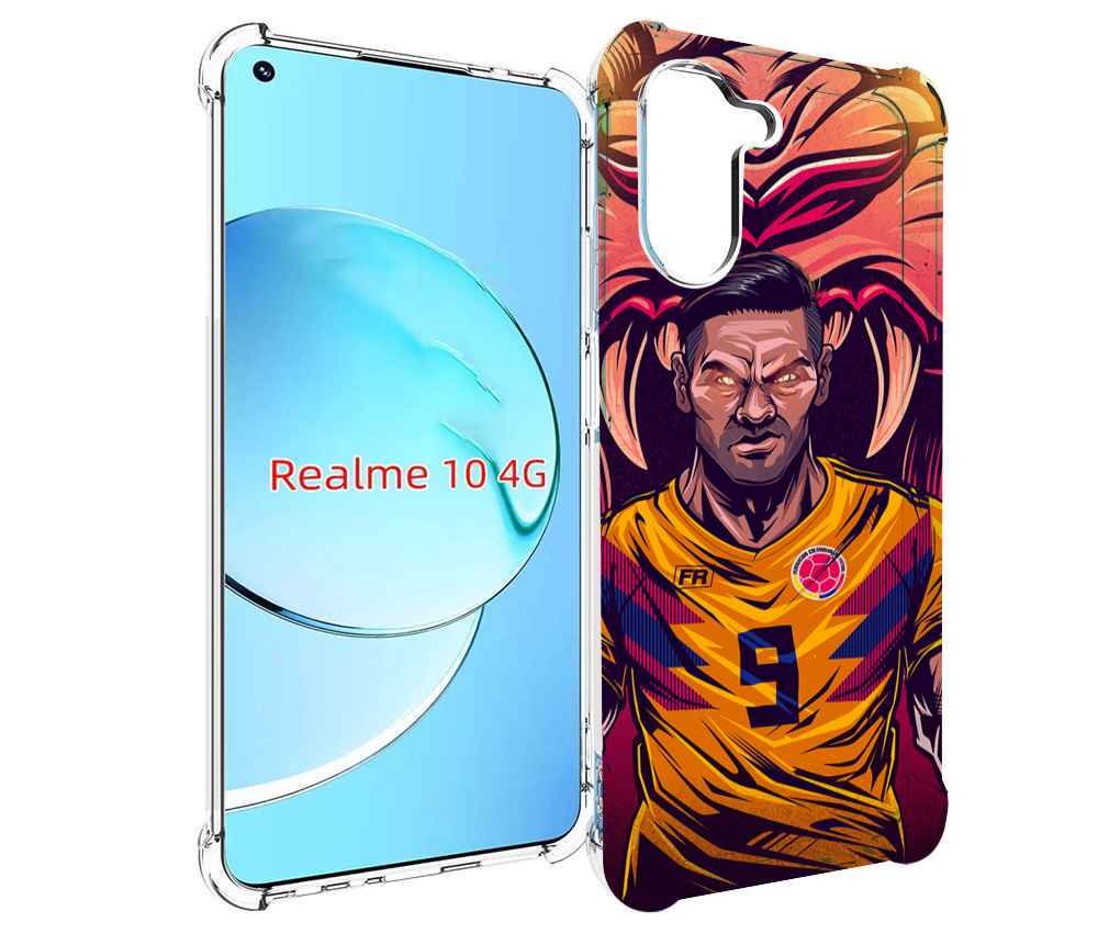 

Чехол MyPads парень-тигр-красный для Realme 10, Прозрачный, Tocco