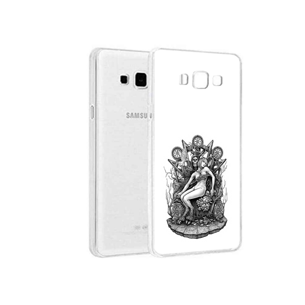 Чехол MyPads Tocco для Samsung Galaxy A5 (2015) девушка на троне