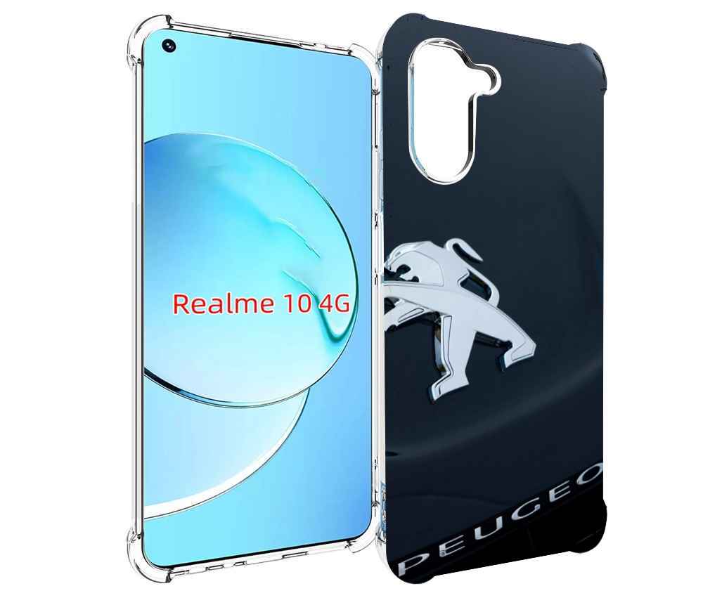 

Чехол Mypads Peugeot 2 Для Realme 10, Прозрачный, Tocco