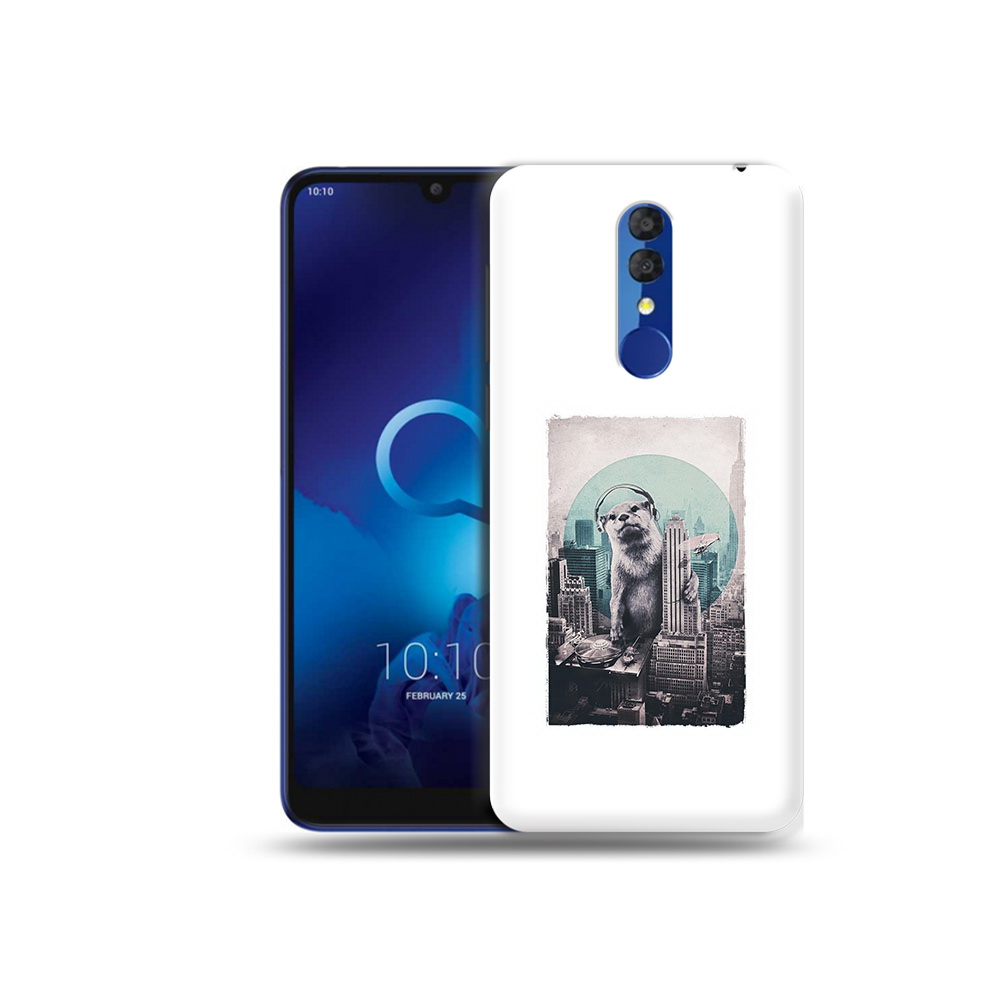 

Чехол MyPads Tocco для Alcatel 3L 5039D (2019) выдра в городе (PT227139.667.283), Прозрачный, Tocco
