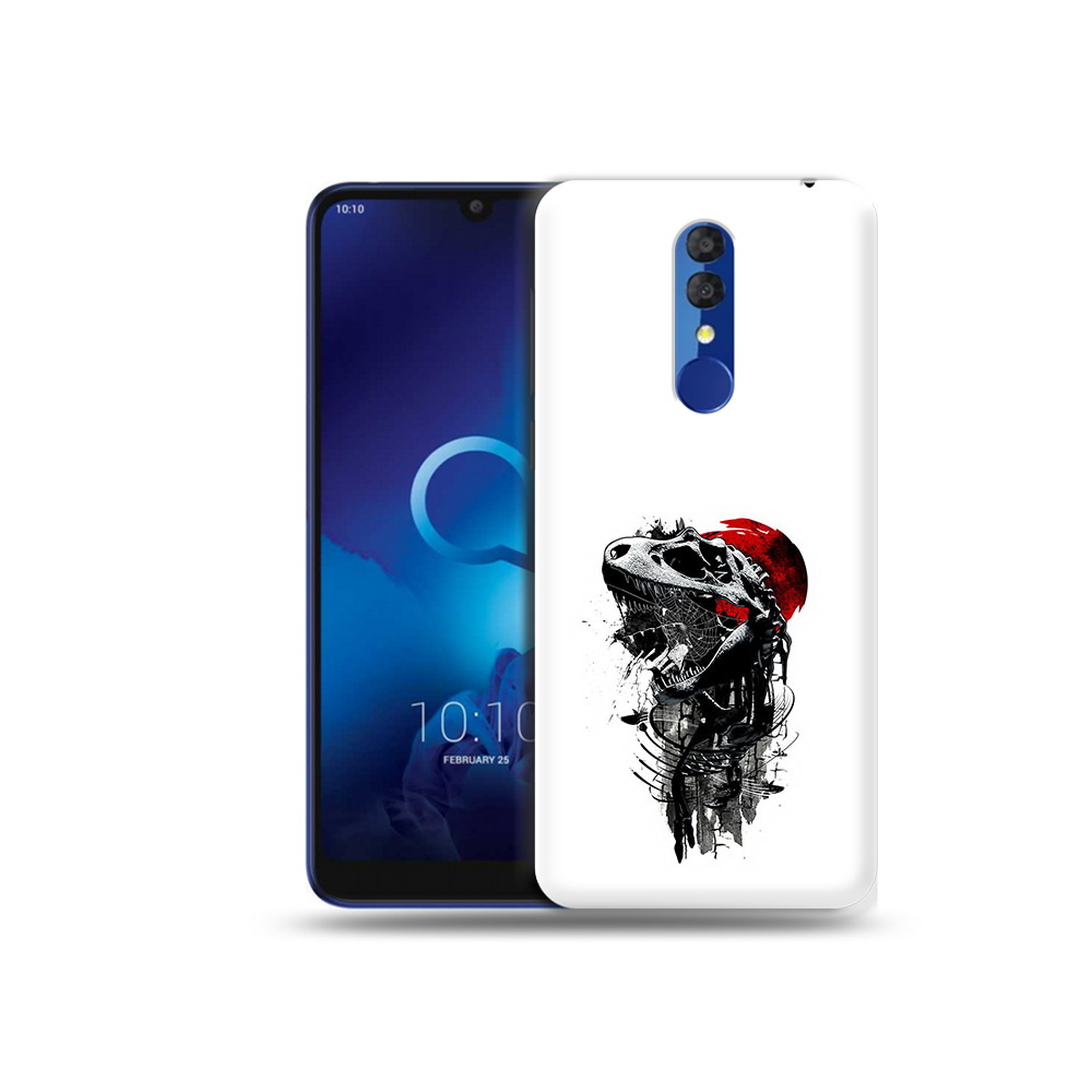 

Чехол MyPads Tocco для Alcatel 3L 5039D (2019) вымерший динозавр (PT227139.667.284), Прозрачный, Tocco