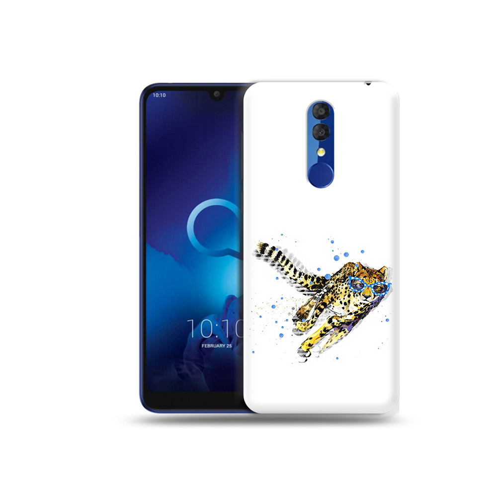 

Чехол MyPads Tocco для Alcatel 3L 5039D (2019) гепард в очках (PT227139.667.287), Прозрачный, Tocco