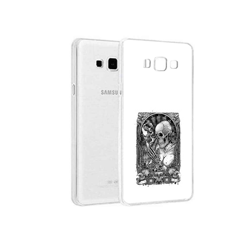 

Чехол MyPads Tocco для Samsung Galaxy A5 (2015) девушка скелет, Прозрачный, Tocco