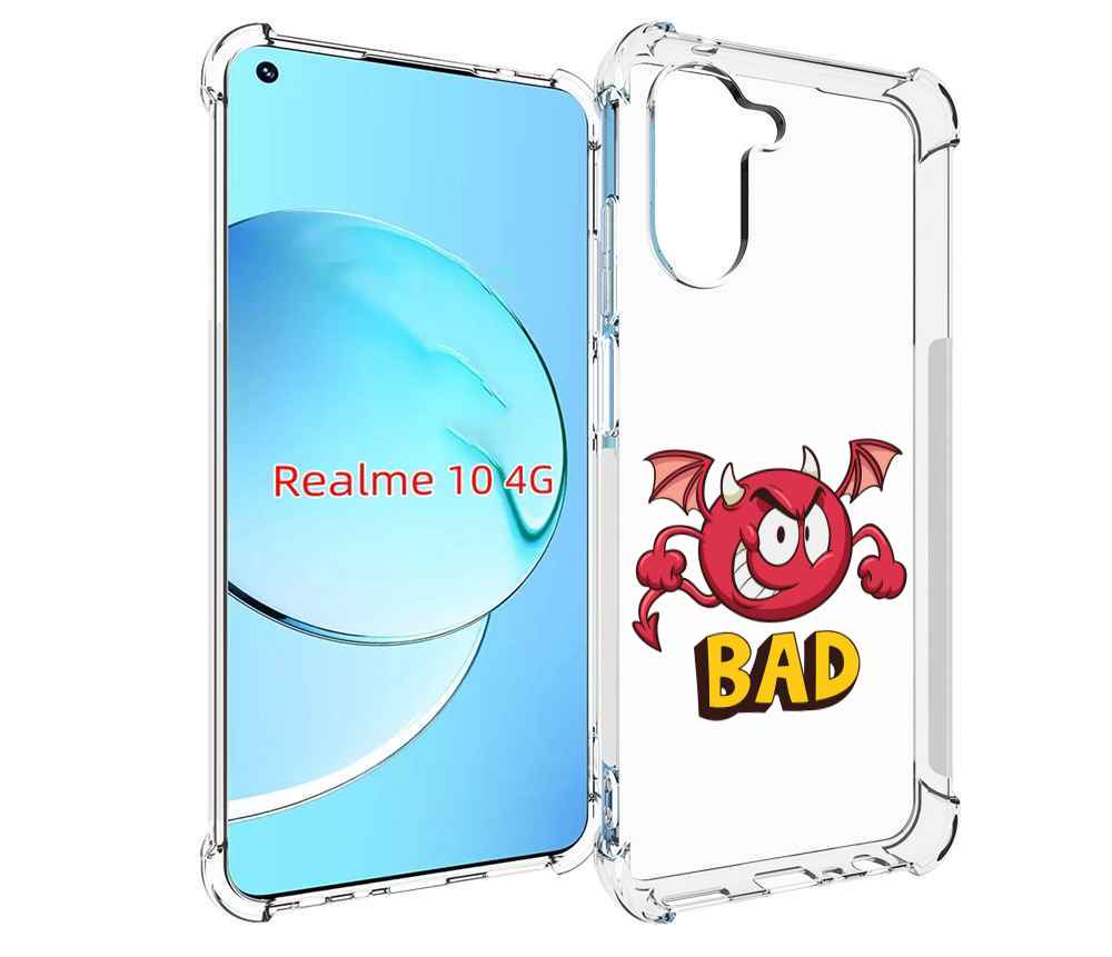 

Чехол MyPads плохой для Realme 10, Прозрачный, Tocco