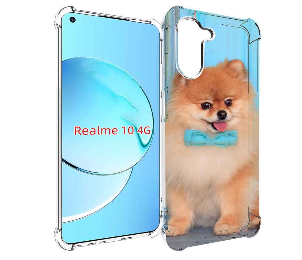 

Чехол MyPads померанскии шпиц для Realme 10, Прозрачный, Tocco