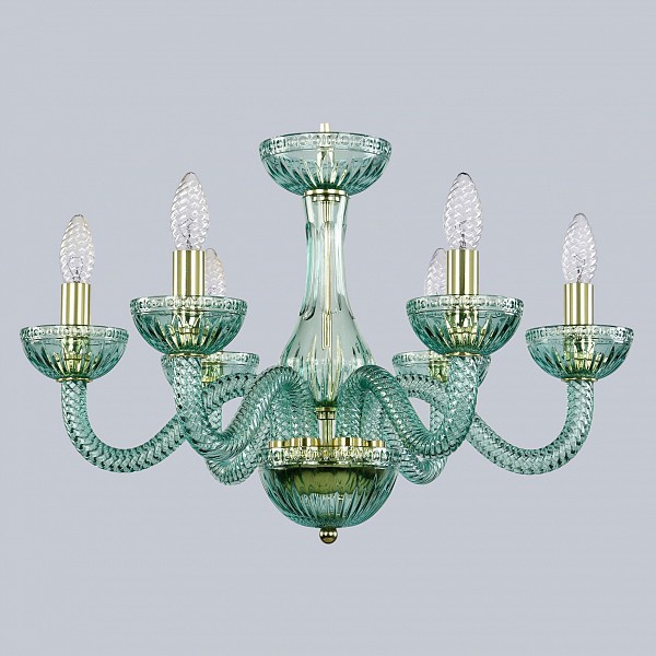 фото Подвесная люстра ivele crystal 1310/6/195 g bi/birusa/m-1g bohemia ivele crystal