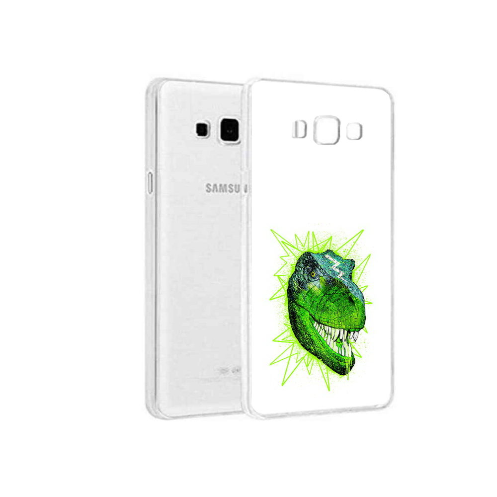

Чехол MyPads Tocco для Samsung Galaxy A5 (2015) зеленый динозавр, Прозрачный, Tocco