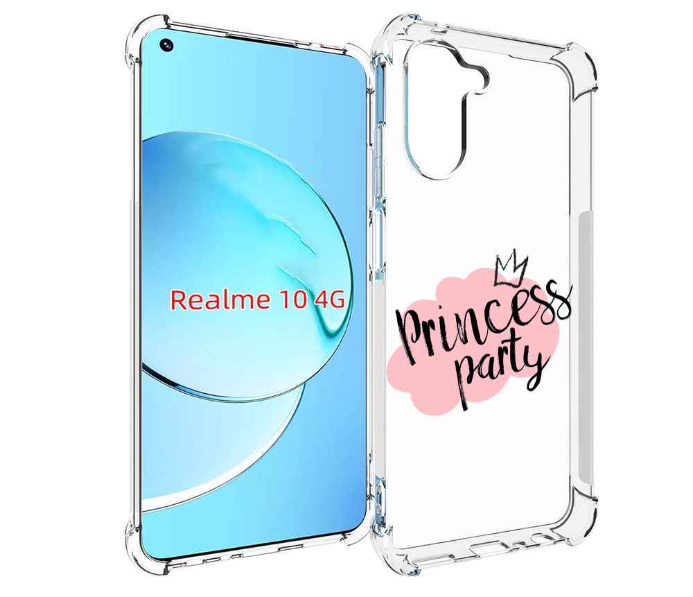 

Чехол MyPads принцессная-вечеринка для Realme 10, Прозрачный, Tocco